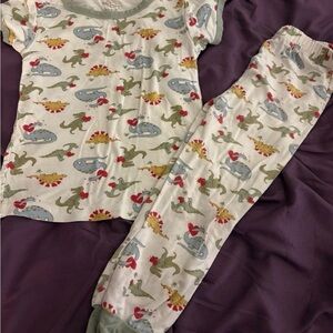 Milkberry Dinosaur Print Kids Pajamas Bamboo/Span blend 24M